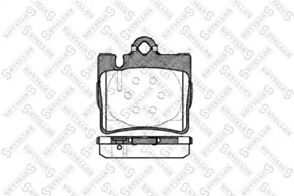 Комплект тормозных колодок STELLOX 781 000B-SX